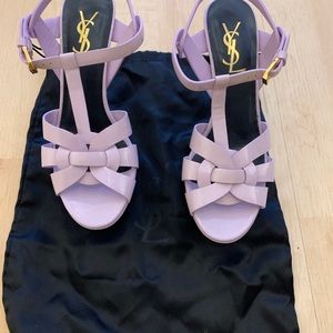 Lilac YSL Sandals Sz 35.5